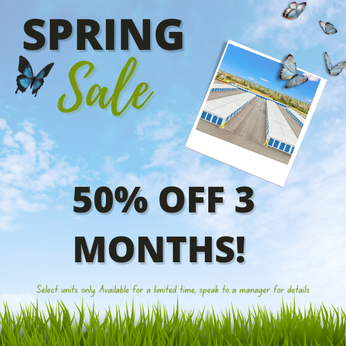 Spring Sale! 50% Off 3 Months! Select Units.